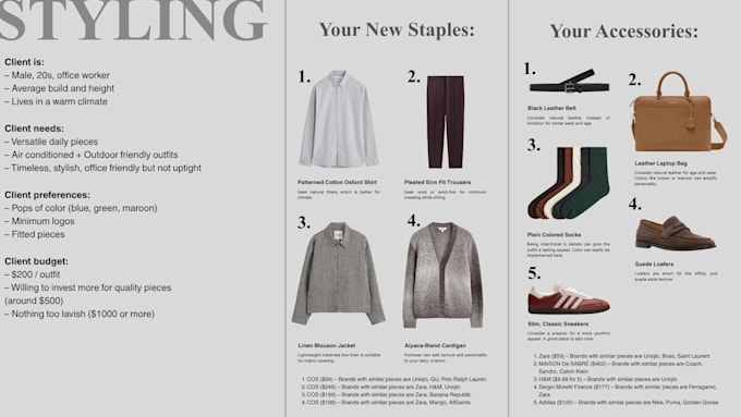 be your personal stylist
