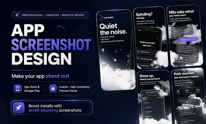 design premium app store and google play screenshots that convert