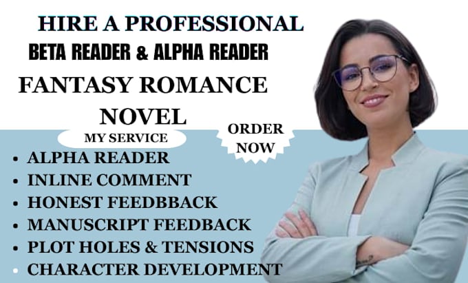 beta read your fantasy or romance manuscript specialist