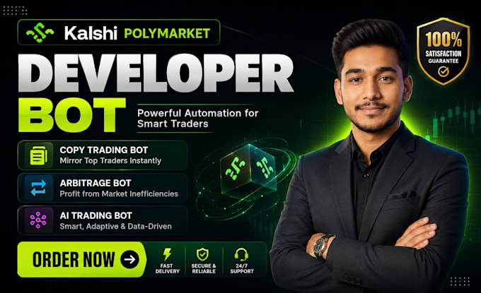make arbitrage copy trading bot, auto trading bot for polymarket and kalshi
