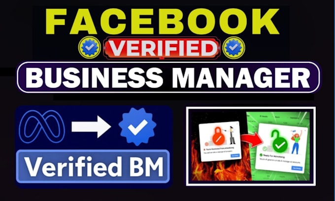 create fresh verified fb business manager and ads account