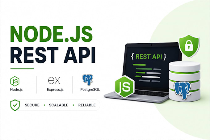 develop secure nodejs rest API with express and postgresql