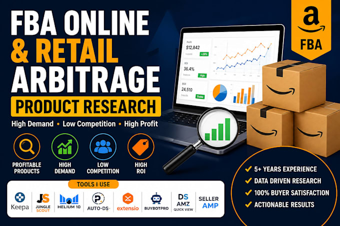 do amazon fba online arbitrage, product research