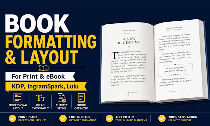 do book formatting ebook formatting book layout design kindle book formatting