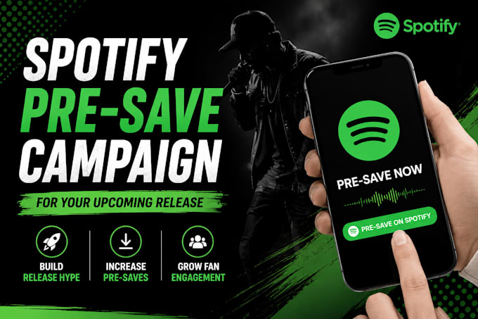 create a spotify pre save campaign for your upcoming release