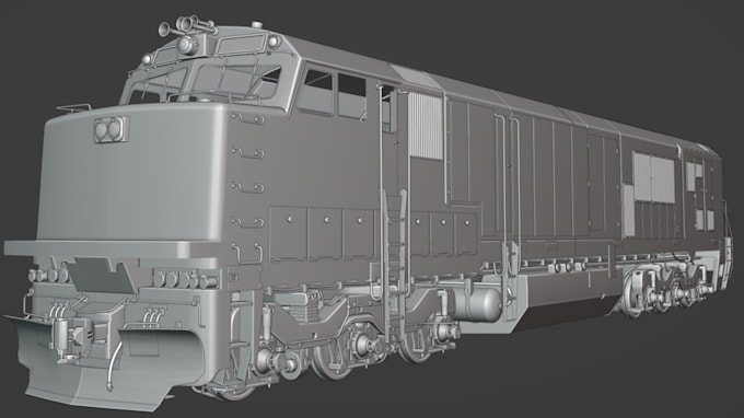 make custom 3d models for train sim