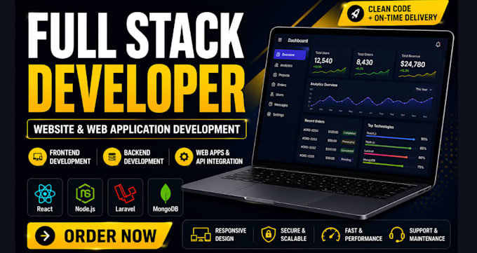 build and fix full stack website development backend frontend errors bug fixes