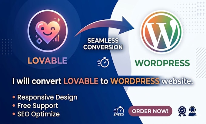 convert lovable to wordpress website, lovable ai to wordpress elementor website