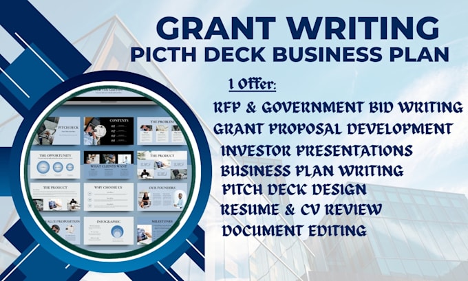 do rfp writer win grants government bid proposal tender capability statement