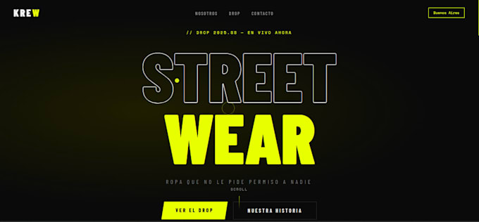 design and develop a modern responsive landing page or website