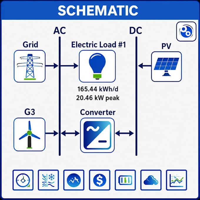 design and optimize hybrid renewable energy systems using homer pro