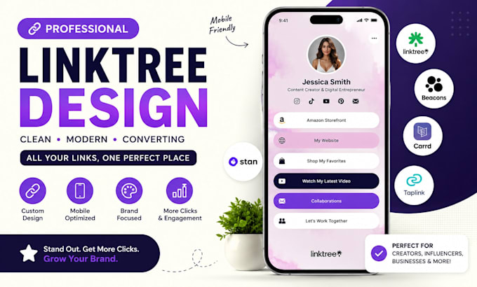 create a premium link in bio, linktree setup and instagram bio for social media