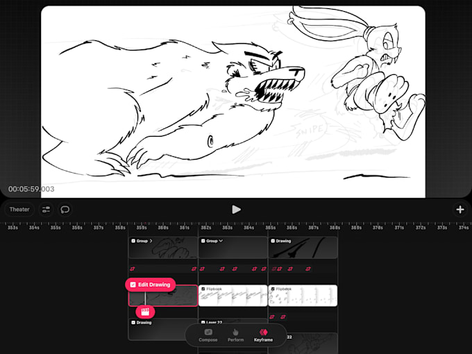create 2d cartoon animations and handle video editing