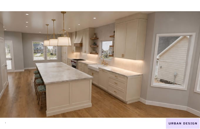 create professional 2020 design kitchen layouts, elevations, and renders