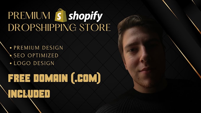 create a premium dropshipping shopify store, website