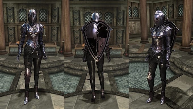 create custom skyrim se ae mods, weapons, armor, outfits and port