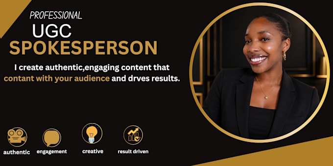 record a professional ugc spokesperson video