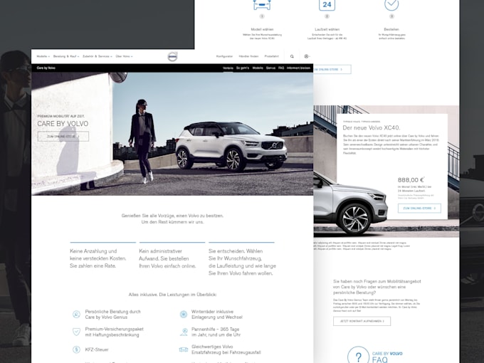 design a modern conversion focused landing page or microsite