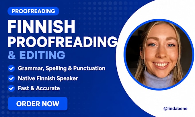 proofread and edit your finnish text