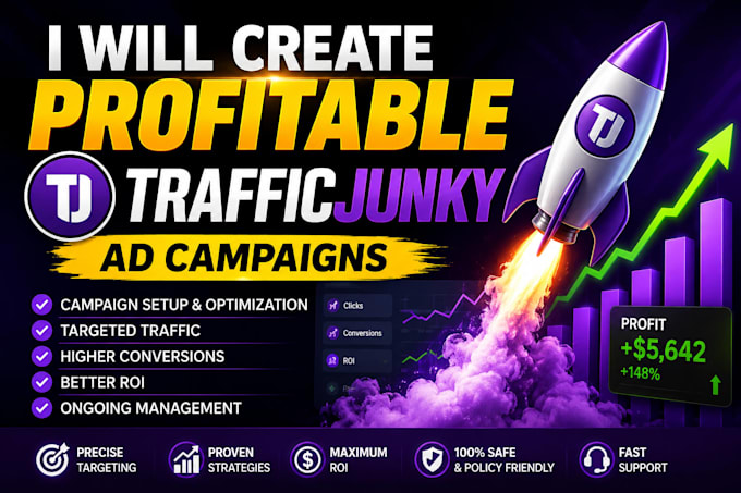 create profitable traffic junky ad campaigns