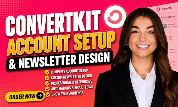 setup convertkit newsletter convertkit email sequence expert kit landing page