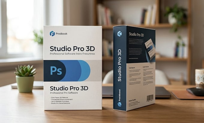 design high end 3d product packaging and box mockups