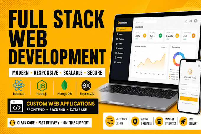 develop a modern full stack web application using mern stack