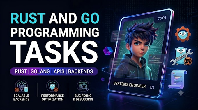 do rust and go programming tasks