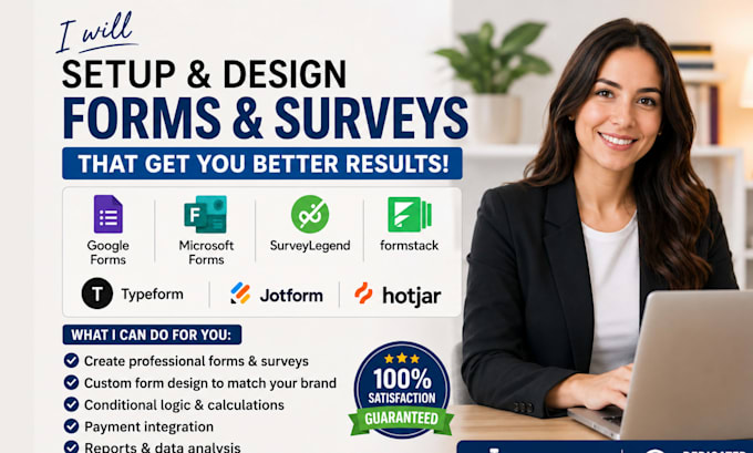 setup google forms microsoft form surveylegend formstack typeform jotform hotjar