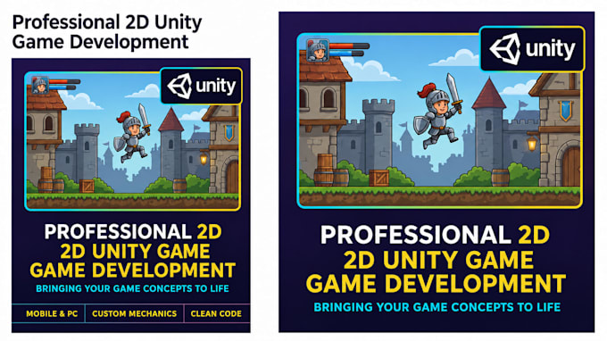 create a 2d game in unity