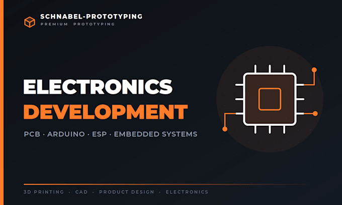 develop your custom electronics, pcb and arduino project