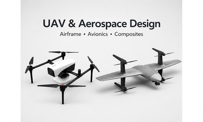 design complete manufacturing ready uav, vtol and drone
