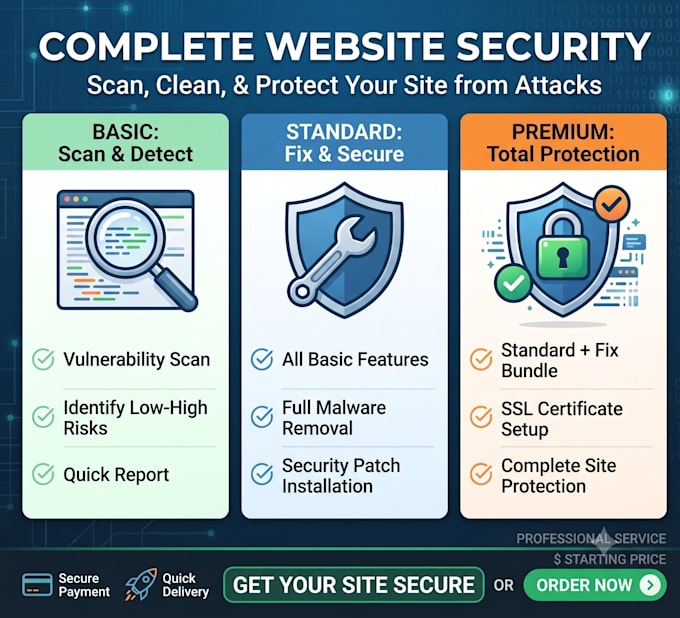 scan for vulnerabilities your webisite