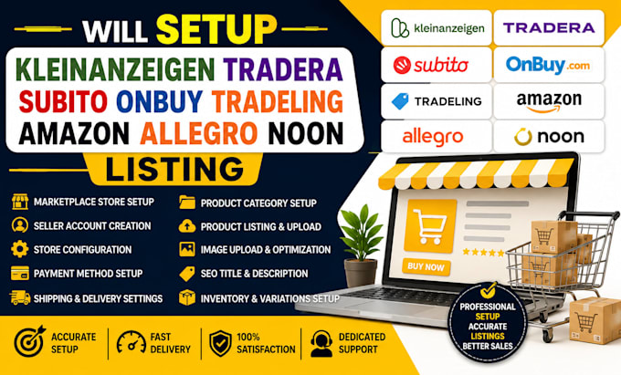 setup subito allegro amazon kleinanzeigen tradera tradeling noon listing