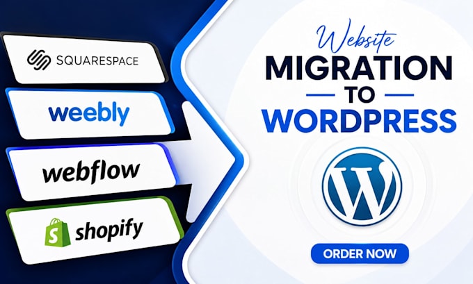 convert clone transfer wix squarespace weebly webflow shopify to wordpress