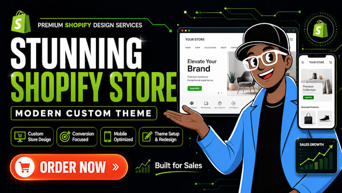 build a stunning shopify store with a modern custom theme