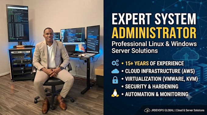 be your professional linux sysadmin and cloud engineer
