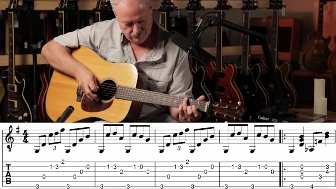 transcribe music into guitar tab for you
