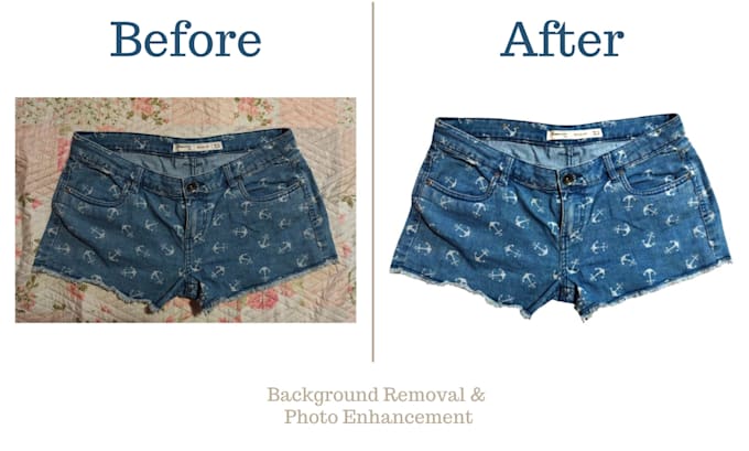 remove backeground and professionally edit photos for vinted and e commerce