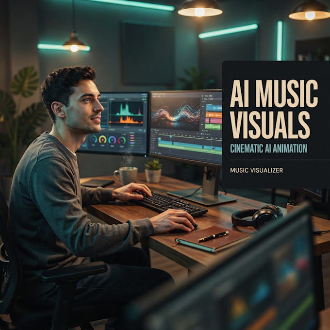 create a cinematic ai music video, ai video, high end music vid for any genre