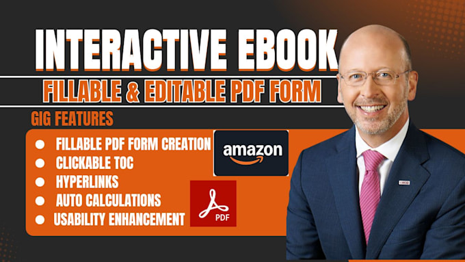 create interactive fillable PDF forms, journal design and workbook design