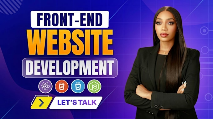 develop a responsive website frontend with HTML, CSS, bootstrap, javascript