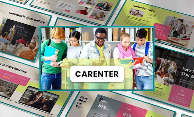 do professional modern powerpoint, google slides presentation pitch deck design