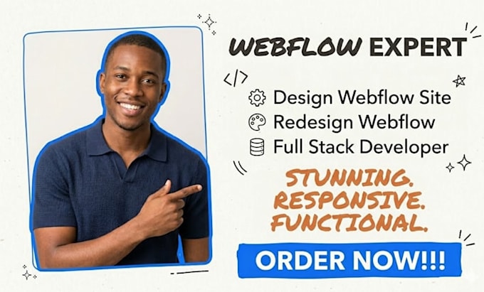 design webflow website or redesign webflow as your webflow developer