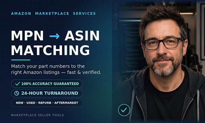 match your part numbers to amazon asins