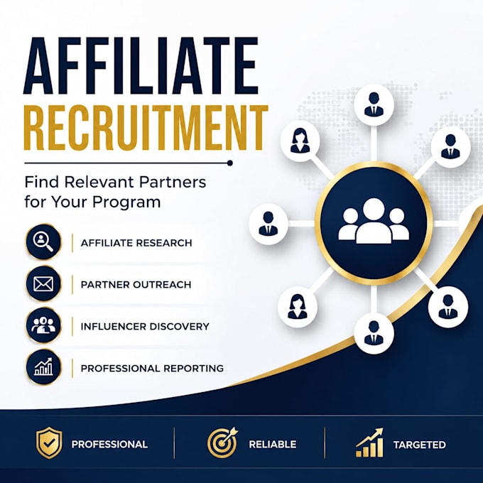 recruit relevant affiliates for your affiliates program