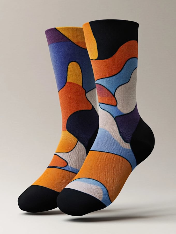 design custom and unique socks design