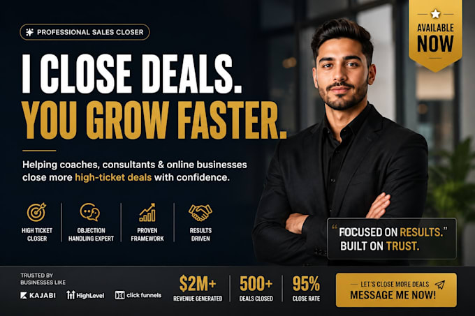 sales closer saas sales representative sales closer high ticket sales saas lead