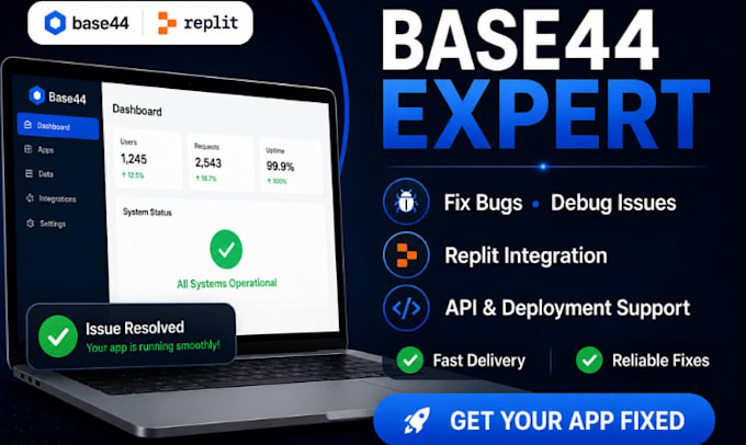 base44 expert base44 bug fixing base44 debugging replit expert base44 integrate