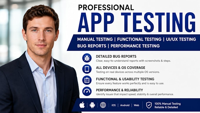 test review android app testing game website testing ios app review qa testing